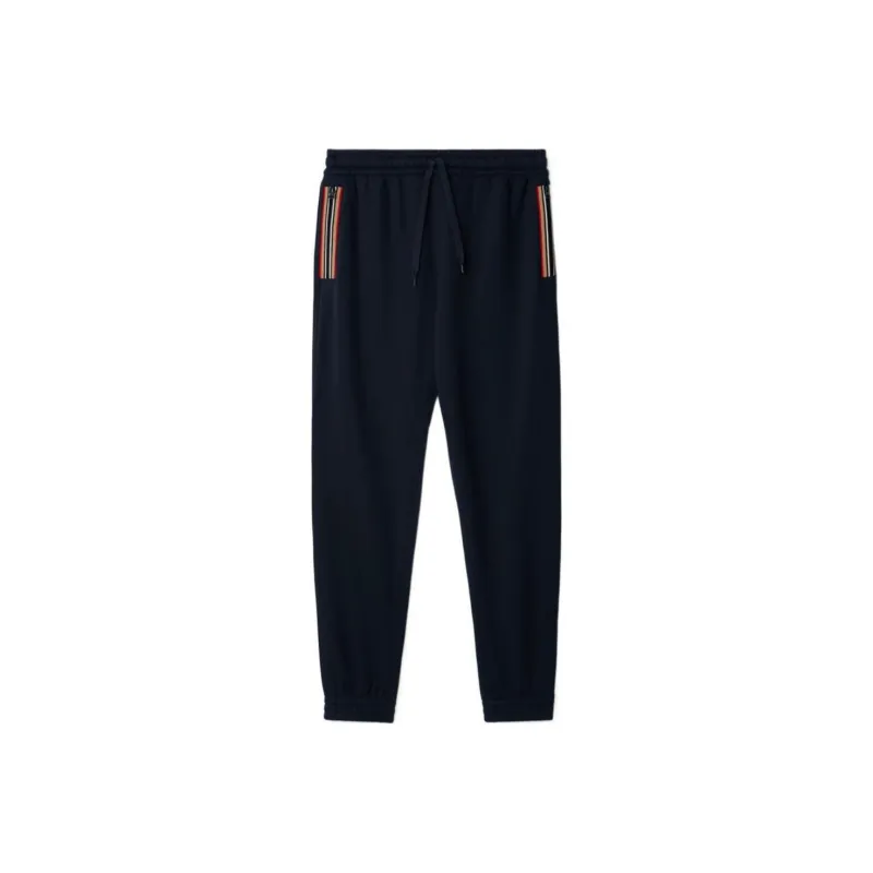 Burberry SS24 Casual Pants Men's Navy-0