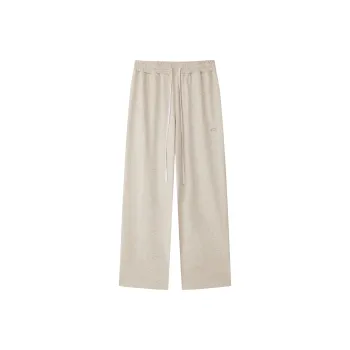 Fearless East Casual Pants Unisex Beige Linen