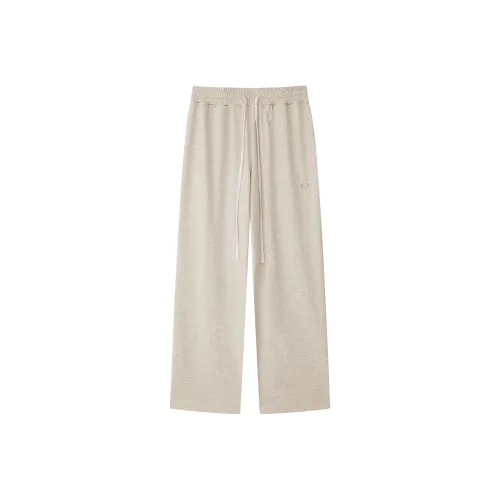 Fearless East Casual Pants Unisex Beige Linen