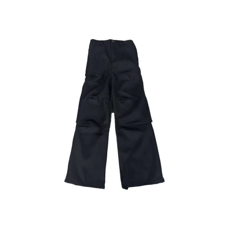 Kudamm Casual Pants Unisex Black-0
