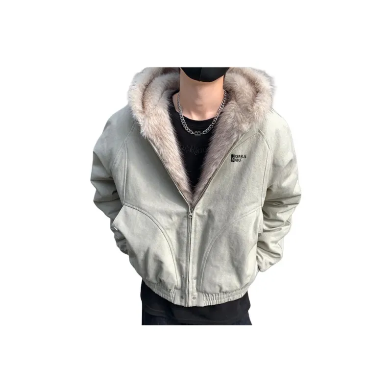 CHARLIE GOLF Puffer Jacket Unisex Black-2