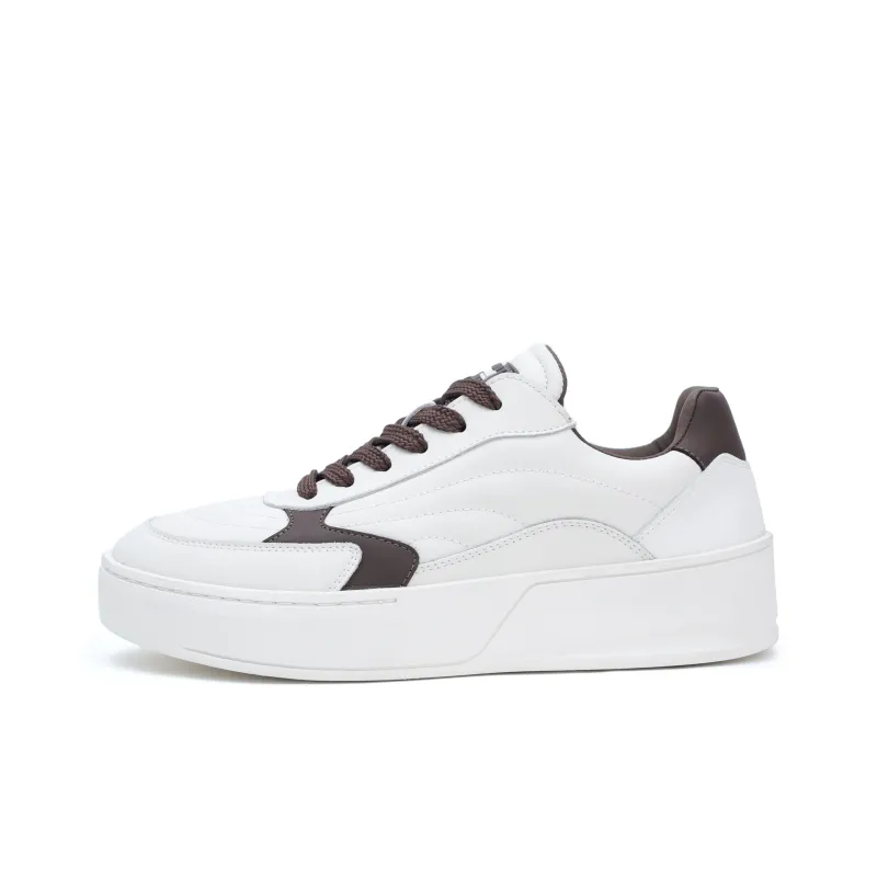 ACEMICKY Low Top Skateboard Shoes Men's White-0