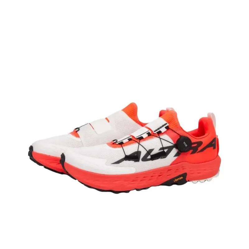 Altra TIMP 5 Anti Slip Wear Resistant Low Top Trail Running Shoes Men's White Red-1