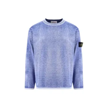 STONE ISLAND Oversized Raw Hand Crewneck