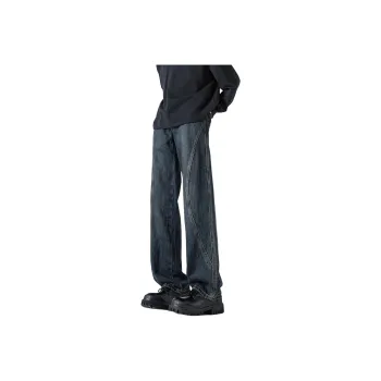 WARNING LIGHT Jeans Unisex Blue