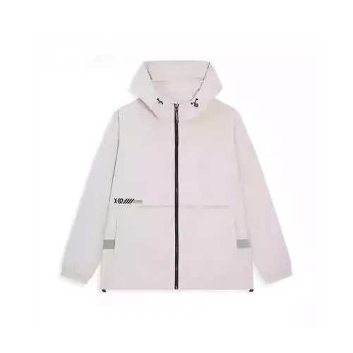 XTEP Sports Life Collection Trench Coat Men's Roof Ridge Gray