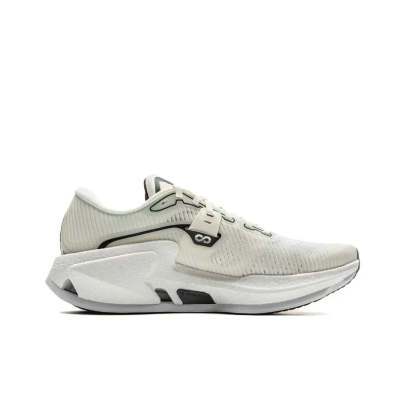 LiNing Liuliu 8 Cushioning, Slip Resistant, And Abrasion Resistant Low Top Casual Running Shoes Men's White Black-1