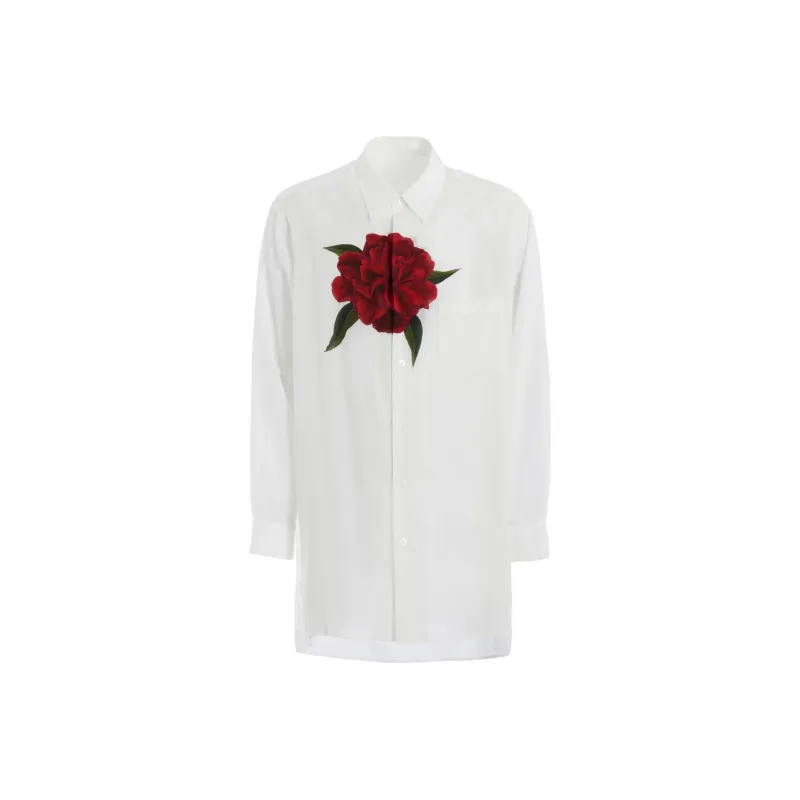Yohji Yamamoto Rose print Shirt-0