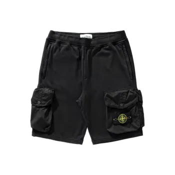 STONE ISLAND SS22 Shorts Men's Black