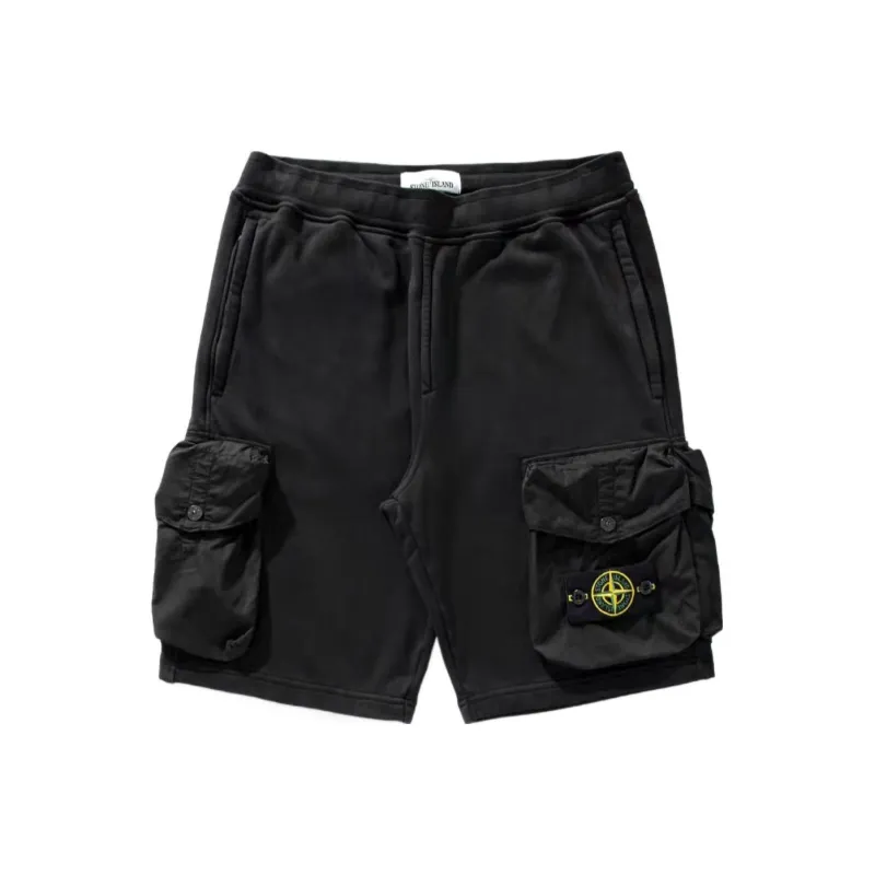 STONE ISLAND SS22 Shorts Men's Black-0