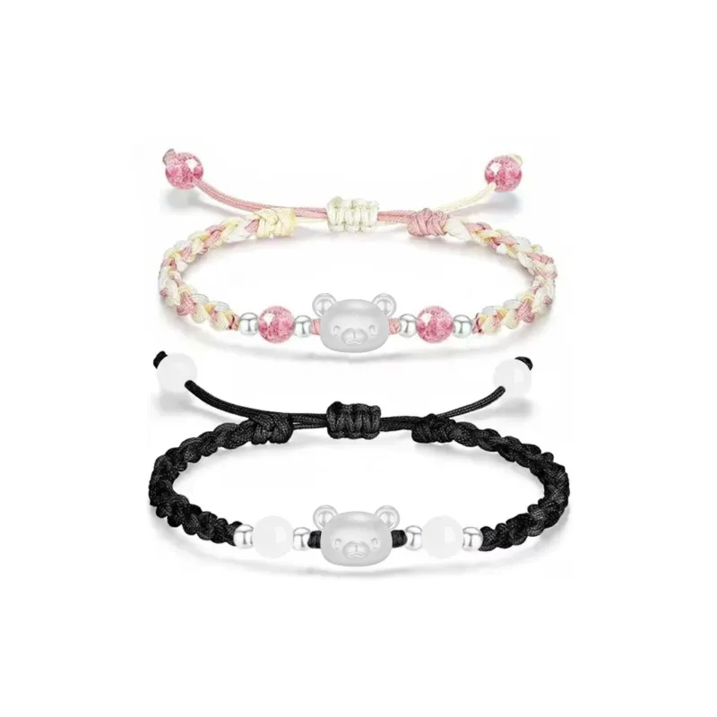 SINO GEM S999 Fine Silver Bracelets Unisex-7