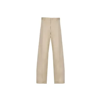 Lanvin High Waist Twisted Chino Trousers
