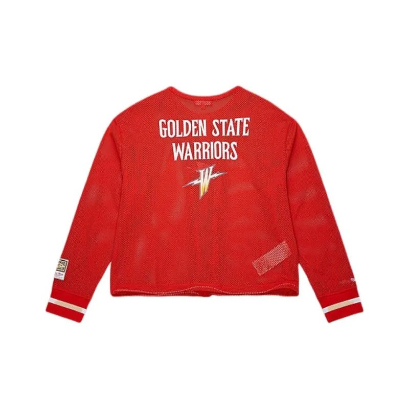 Mitchell & Ness x NBA Golden State Warriors Lifestyle Sweatshirt Women's Orange-1