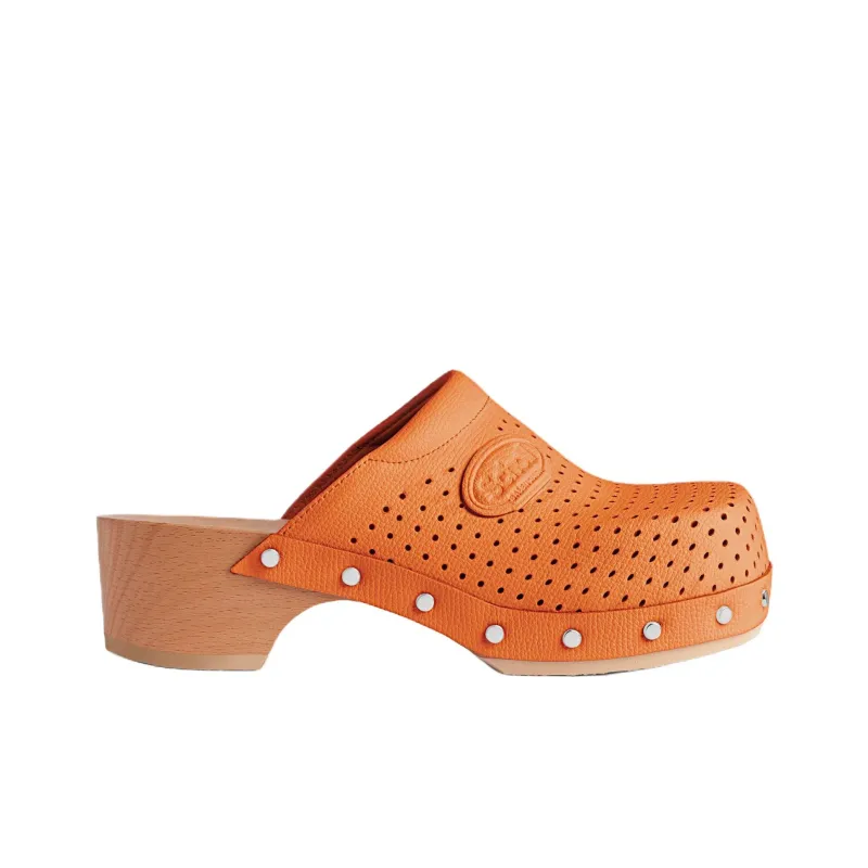 Scholl x Balenciaga Closed Toe Slippers Women's Orange-1