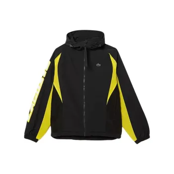 LACOSTE Jacket Men's Yellow Black