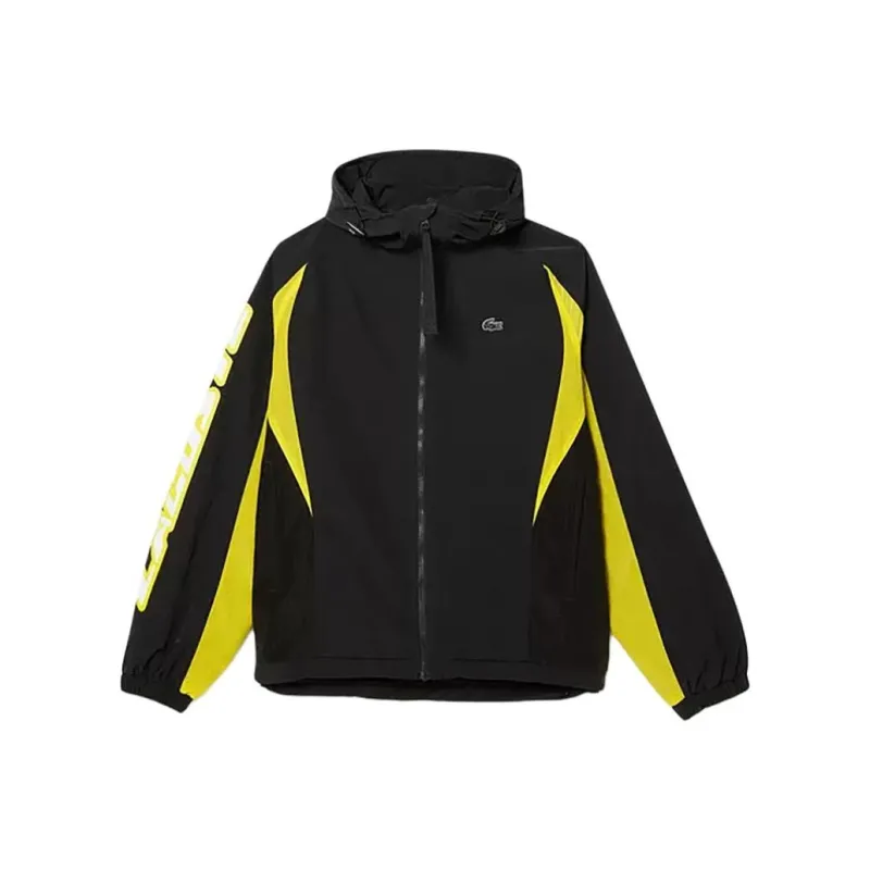 LACOSTE Jacket Men's Yellow Black-0