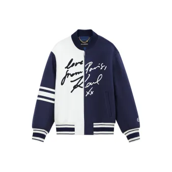 KARL LAGERFELD Jackets Coats Unisex White Blue