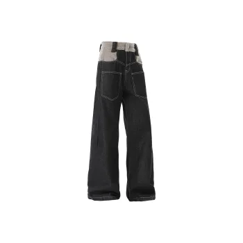 JUNGLE PANDA Jeans Unisex Black
