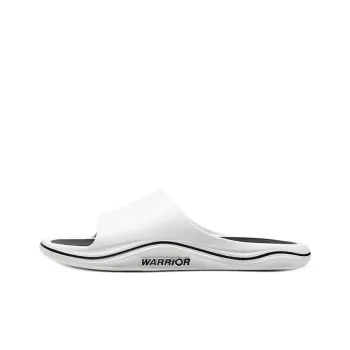 Warrior Slip Resistant Sports Slippers Men's White Black