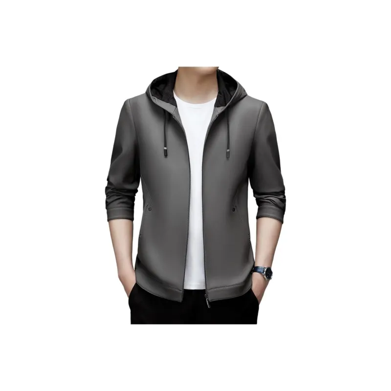 PIERRE CARDIN Leather Jacket Men's-8