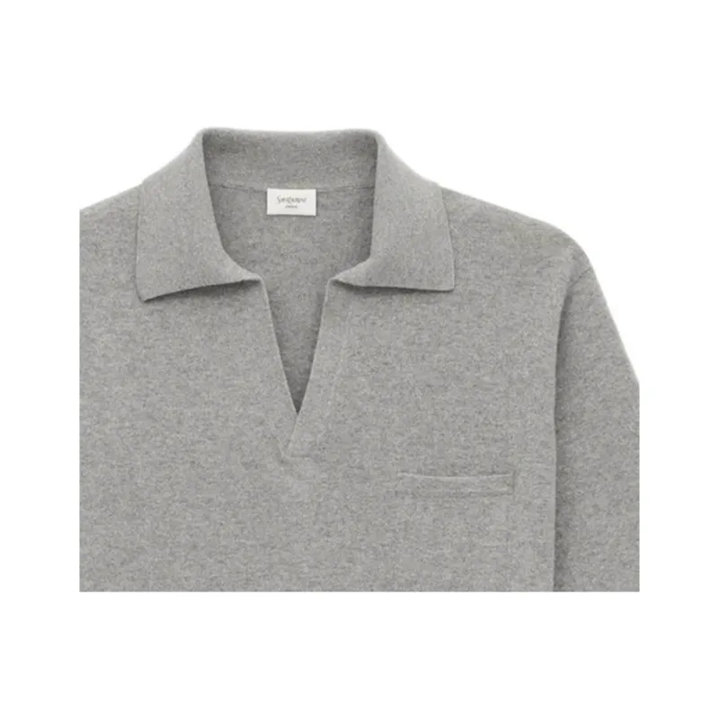 SAINT LAURENT Short sleeved Polo Shirt-2