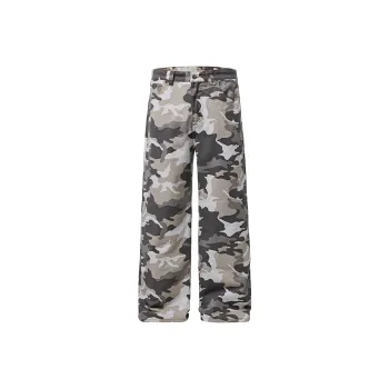 ZWWWZ Casual Pants Unisex Camouflage