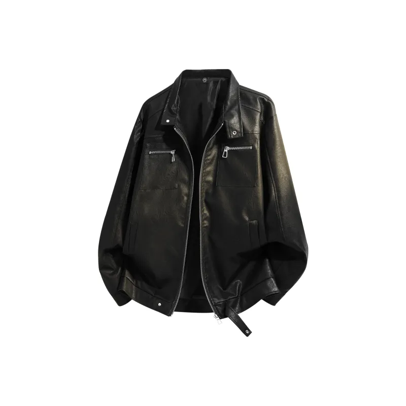Supremo Cat Leather Jacket Unisex-0