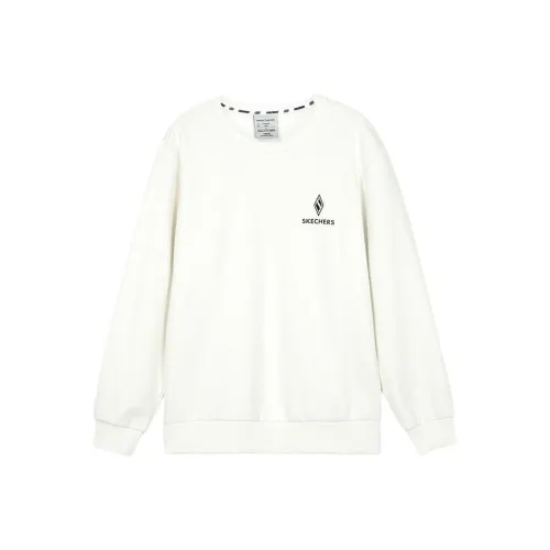 Skechers Devils Blade Co titled Series Sweatshirts Unisex Marshmallow White/0074 0074