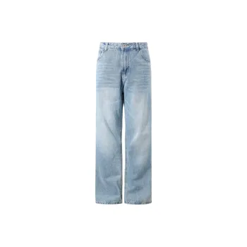 Yiwen Jeans Unisex Light Blue