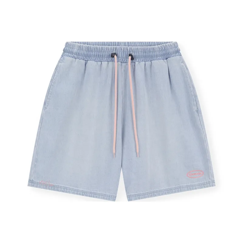 CONKLAB Denim Shorts Unisex Denim Blue-0