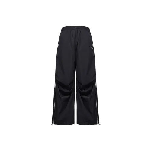 FENGXUELANG Casual Pants Unisex Black
