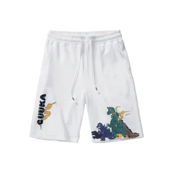 Guuka Casual Shorts Unisex White