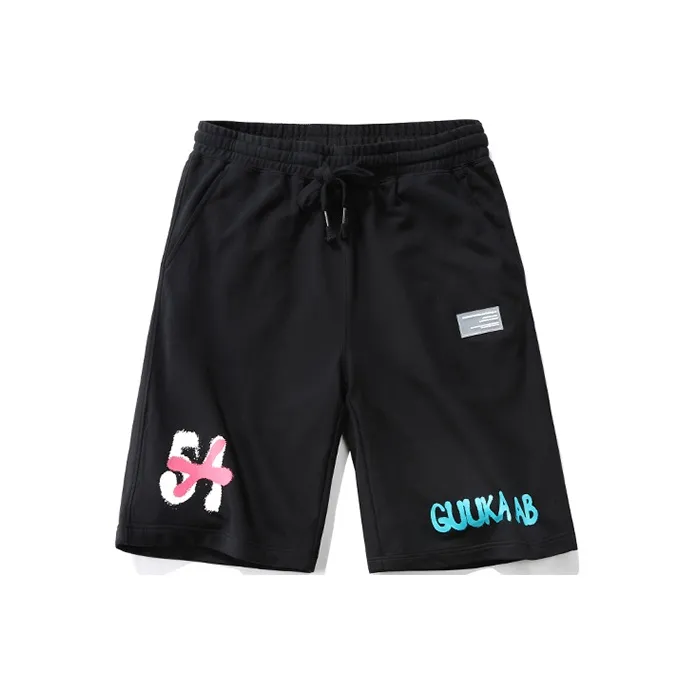 Guuka Casual Shorts Men's Black-0