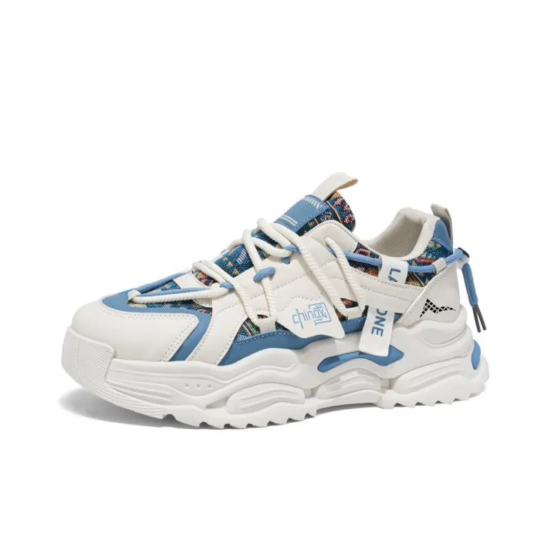 ATONGMU Cushioning, Slip Resistant, Abrasion Resistant, Lightweight Low Top Chunky Sneakers Unisex-6