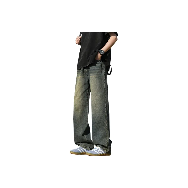 FASTFISH Jeans Unisex Nostalgic Yellow-14