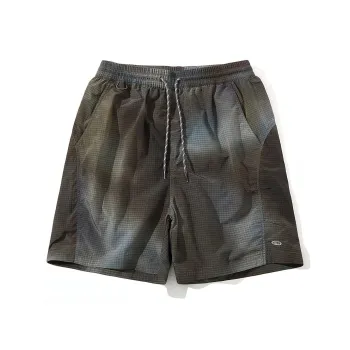 LANQI Casual Shorts Unisex Tie Dye Multicolor