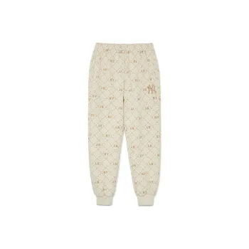 MLB Casual Pants Unisex Dark Cream