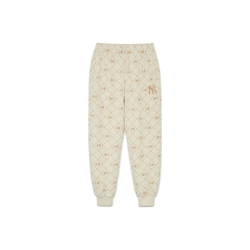 MLB Casual Pants Unisex Dark Cream-0