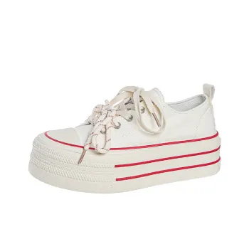 Puppytown Anti Slip Wear Resistant Low Top Skateboard Shoes Women's