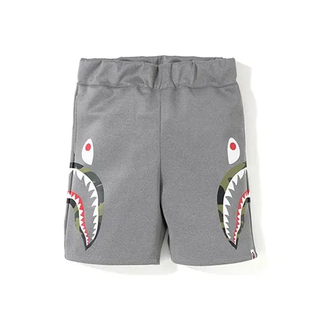 A BATHING APE Shark Series Casual Shorts Men's Gray