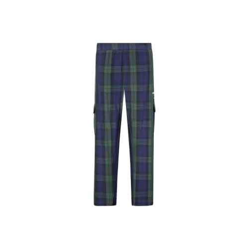 tommy mid Hilfiger Casual Pants Men Blue Green Plaid