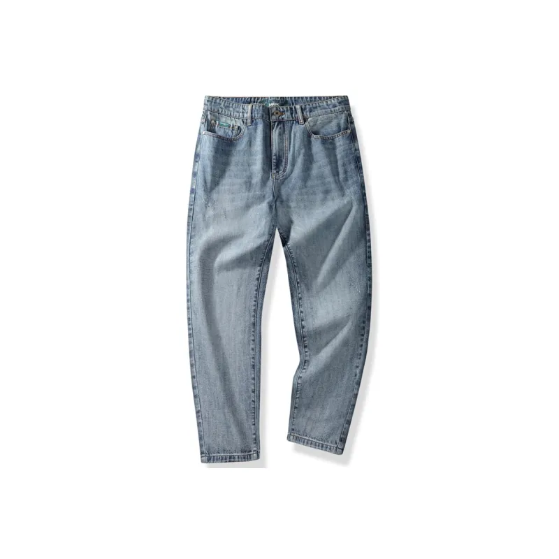 FAIRWHALE Jeans Men's Light Blue-0