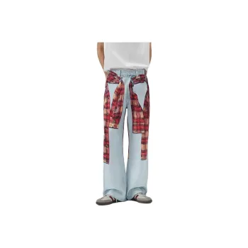 NVRFRGT Jeans Unisex Light Blue
