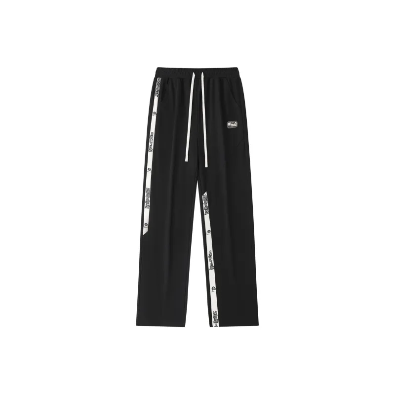 Crayon Shinchan Casual Pants Unisex Black-0