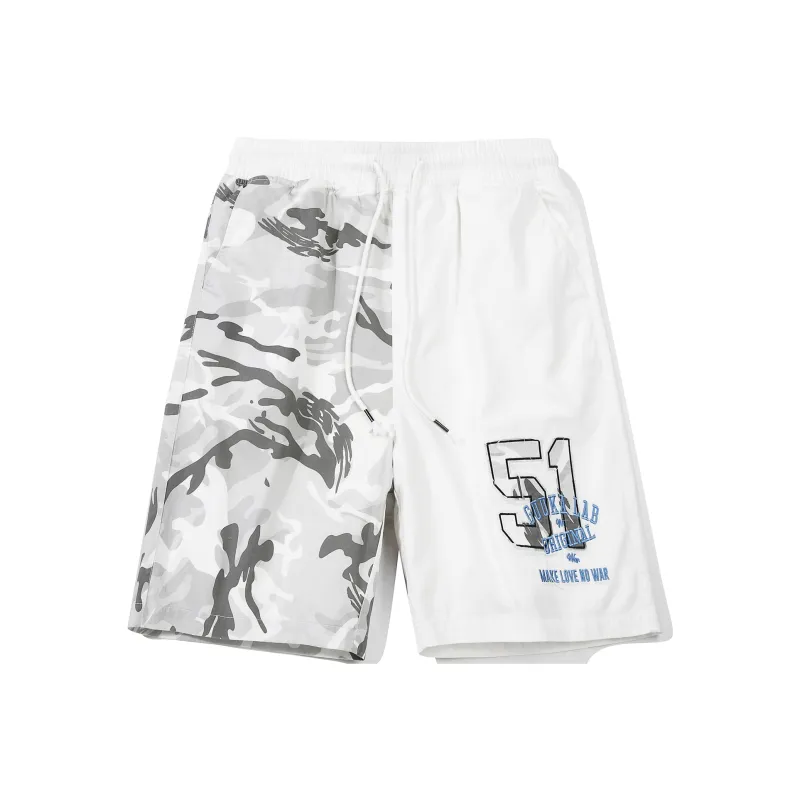 Guuka Casual Shorts Men White-0