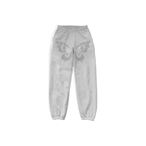 Praying Casual Pants Unisex Gray