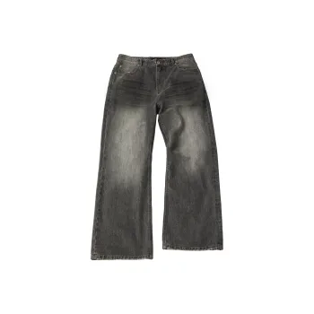 Haonanhuang Jeans Unisex Gray