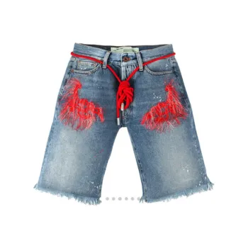OFF WHITE Casual Shorts Men's Blue