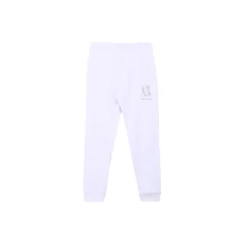 EMPORIO ARMANI SS23 Knitted Sweatpants Men's White