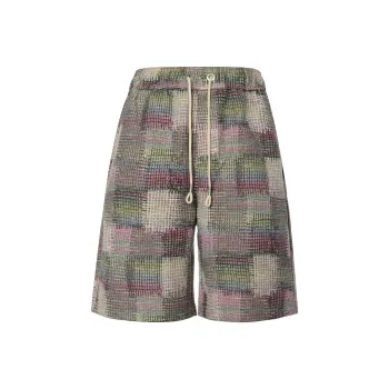 PEACEBIRD MEN Casual Pants Unisex Multicolor 1 Loose Fit